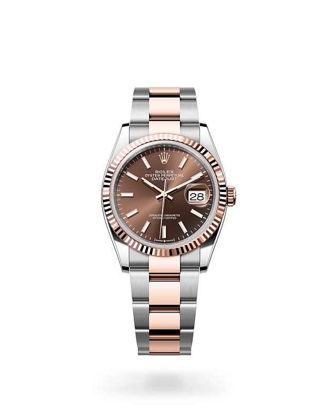 Rolex Datejust 36 in Oyster, 36 mm, Oystersteel and Everose gold - M126231-0044 at Woo Hing Brothers
