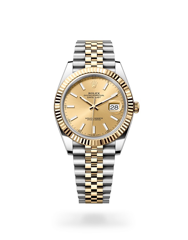Rolex Datejust 41 in Oyster, 41 mm, Oystersteel and yellow gold - M126333-0010 at Woo Hing Brothers