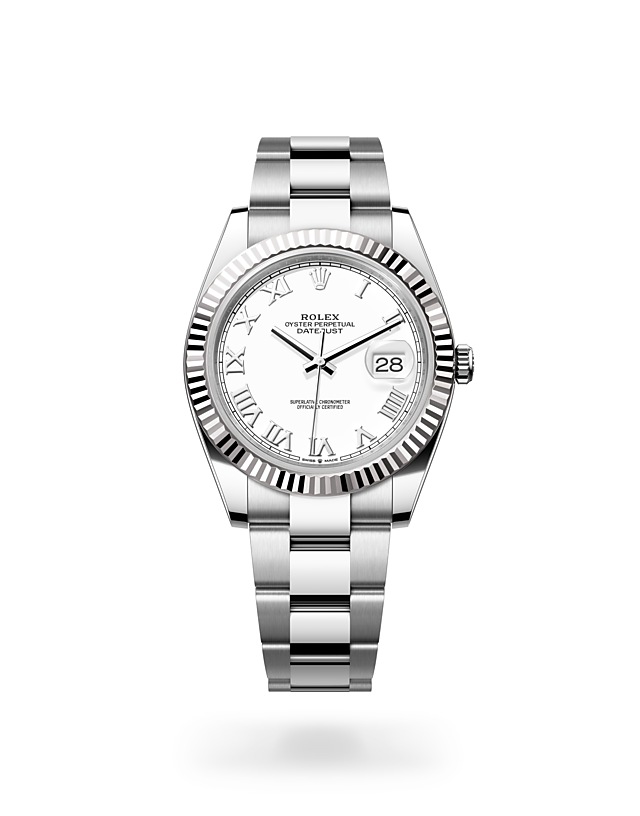 Rolex Datejust 41 in Oyster, 41 mm, Oystersteel and white gold - M126334-0023 at Woo Hing Brothers