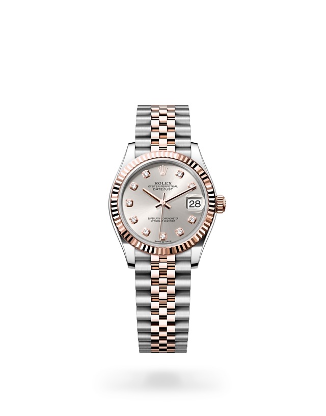 Rolex Datejust 31 in Oyster, 31 mm, Oystersteel and Everose gold - M278271-0016 at Woo Hing Brothers