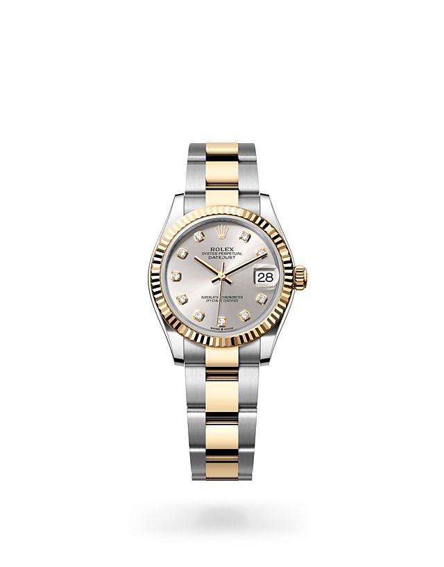 Rolex Datejust 31 in Oyster, 31 mm, Oystersteel and yellow gold - M278273-0019 at Woo Hing Brothers