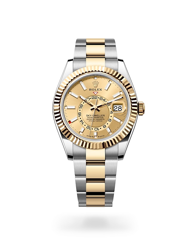 Rolex Sky-Dweller in Oyster, 42 mm, Oystersteel and yellow gold - M336933-0001 at Woo Hing Brothers