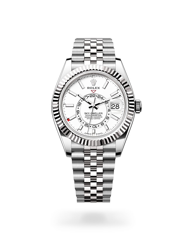 Rolex Sky-Dweller in Oyster, 42 mm, Oystersteel and white gold - M336934-0004 at Woo Hing Brothers